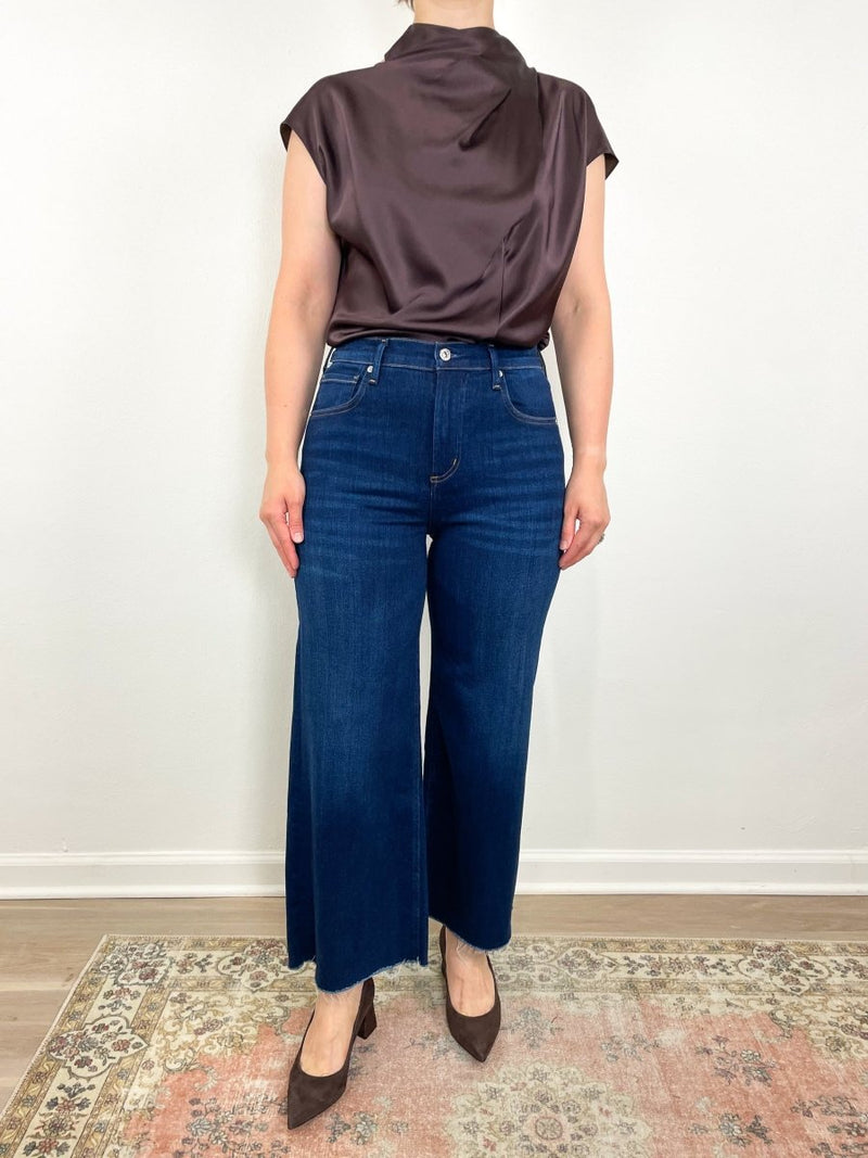 Lyra Wide Leg Crop in Lotus - The Shoe Hive