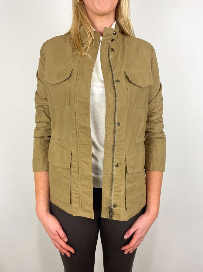M65 Jacket in Khaki Dry Wax Cotton - The Shoe Hive