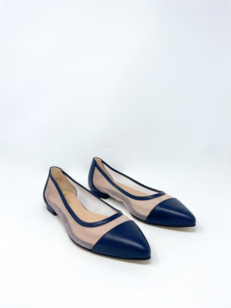 Mallory in Navy Mesh - The Shoe Hive