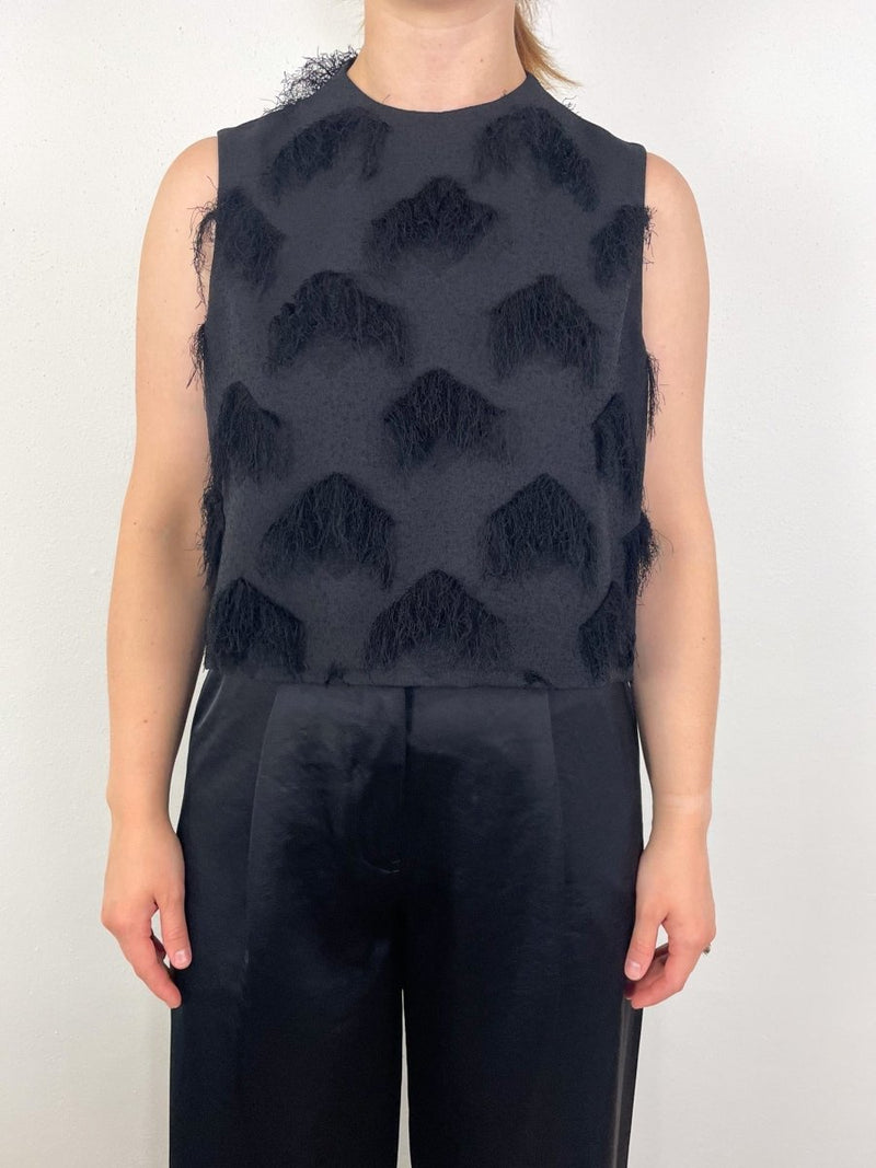 Manning Top in Black Fringe - The Shoe Hive