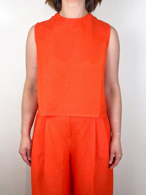 Manning Top in Grenadine - The Shoe Hive