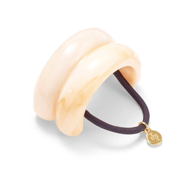 Marble Double Arch Pony Cuff in Peach - The Shoe Hive