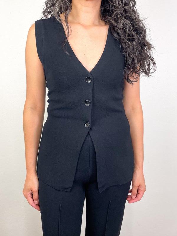 Marca Knit Top in Black - The Shoe Hive