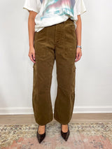 Marcelle Low Slung Cargo in Corduroy Manuka - The Shoe Hive