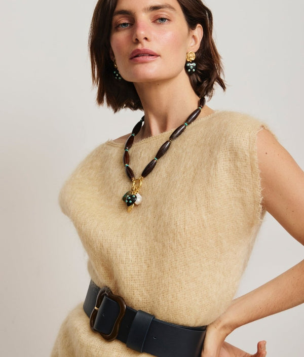 Marilla Necklace in Clove - The Shoe Hive