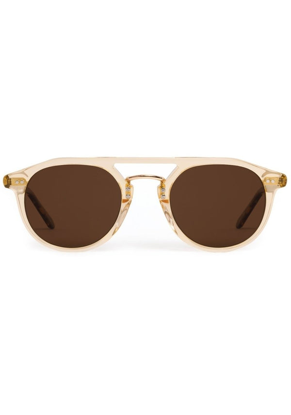 Markle in Champagne + Rue Tortoise 18K Polarized - The Shoe Hive