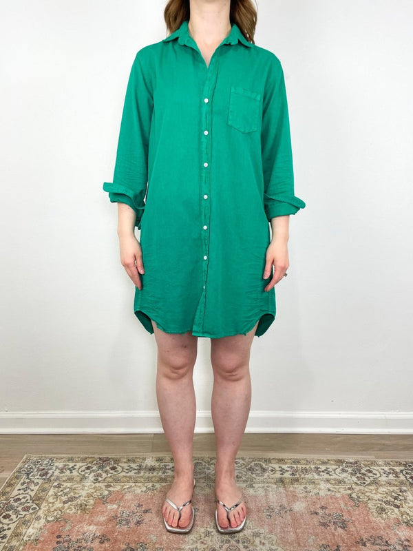 Mary Classic Shirtdress in Clover - The Shoe Hive