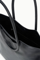 Maude North-South Tote in Black - The Shoe Hive