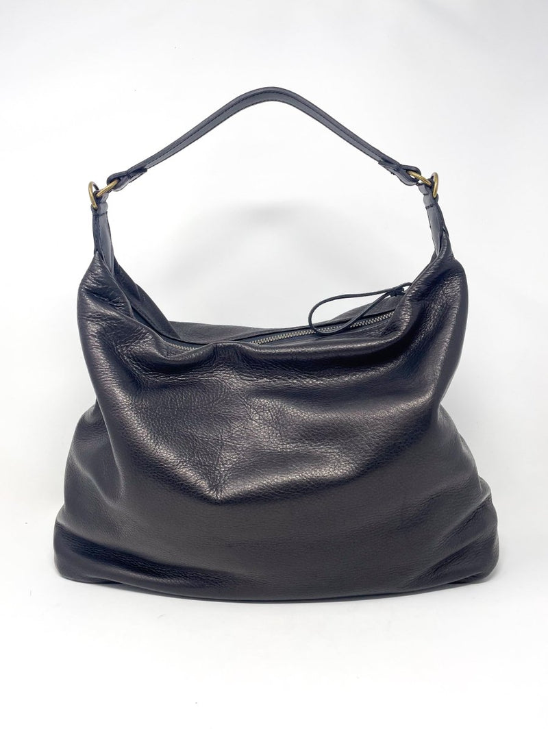 Maurice Hobo Heritage Broken in Leather in Black - The Shoe Hive