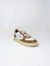 Medalist Low Women's in Leather Patent White/BRNSUG - The Shoe Hive