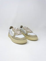 Medalist Low Women's in Leather Patent White/Tidfoam - The Shoe Hive