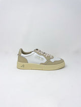 Medalist Low Women's in Leather Patent White/Tidfoam - The Shoe Hive