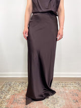 Medina Skirt in Dark Chocolate - The Shoe Hive