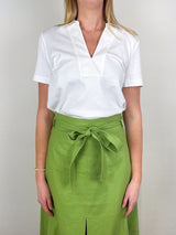 Melanie Top in Optic White - The Shoe Hive