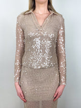 Meryl Top in Champagne - The Shoe Hive