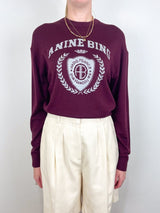 Mia Sweater in Burgundy - The Shoe Hive