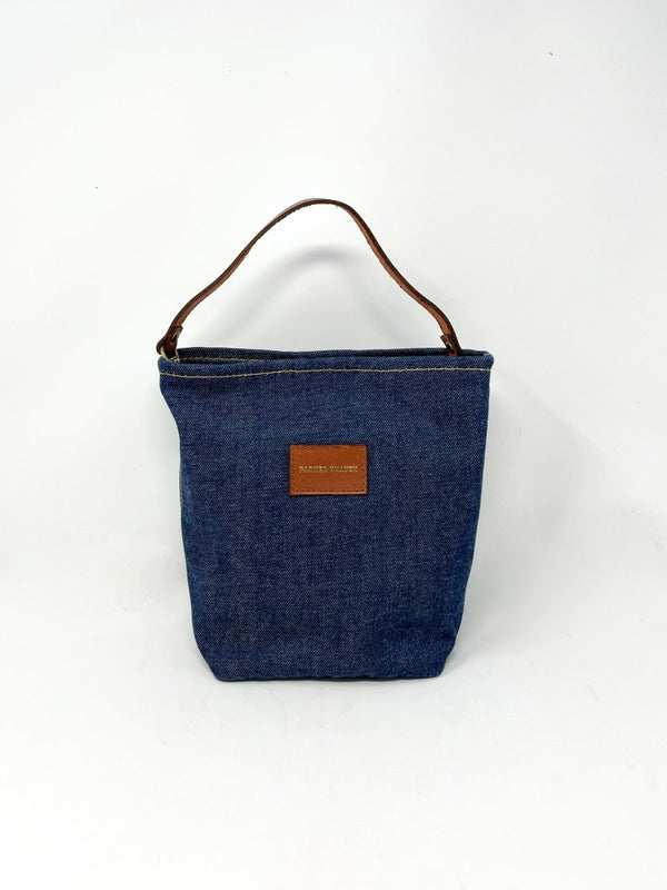 Micro Jane Slouch Bag in Denim - The Shoe Hive