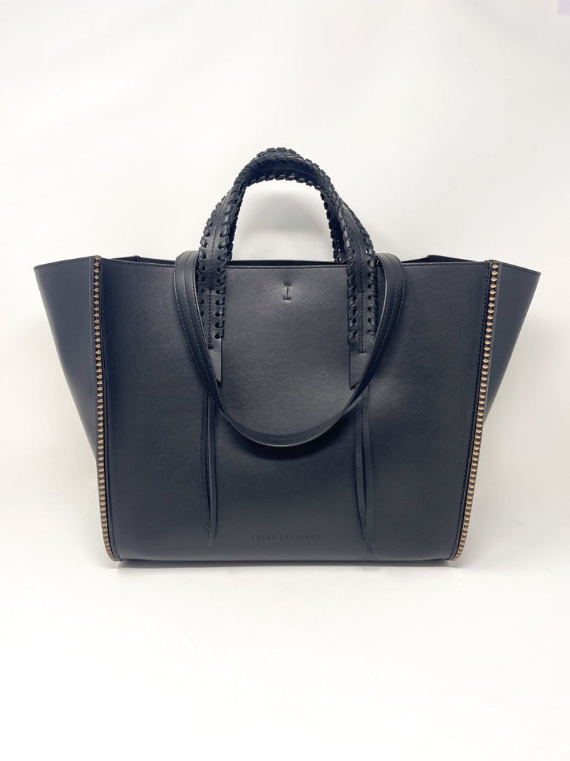 Miko Tote in Black Calf - The Shoe Hive