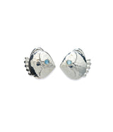 Mikuni Stud Earrings in Silver - The Shoe Hive