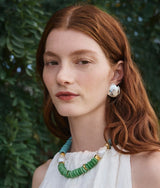 Mikuni Stud Earrings in Silver - The Shoe Hive