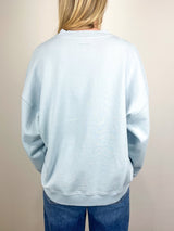 Miles Sweatshirt in Pale Blue - The Shoe Hive