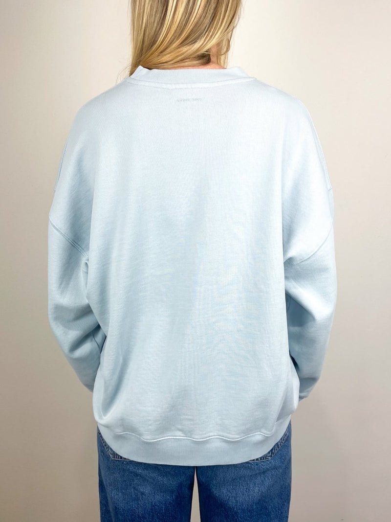 Miles Sweatshirt in Pale Blue - The Shoe Hive