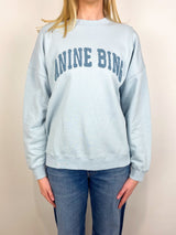 Miles Sweatshirt in Pale Blue - The Shoe Hive