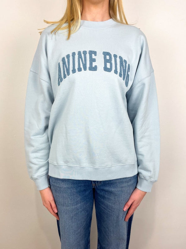 Miles Sweatshirt in Pale Blue - The Shoe Hive