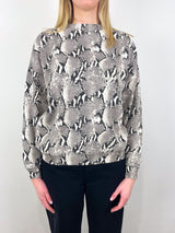 Miles Sweatshirt in Washed Python - The Shoe Hive
