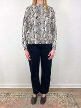 Miles Sweatshirt in Washed Python - The Shoe Hive