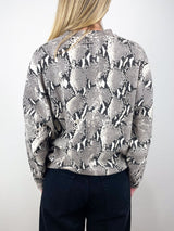 Miles Sweatshirt in Washed Python - The Shoe Hive
