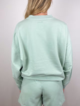 Miles Sweatshirt in Washed Seafoam - The Shoe Hive