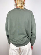 Miles Sweatshirt Letterman in Desert Sage - The Shoe Hive