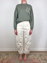 Miles Sweatshirt Letterman in Desert Sage - The Shoe Hive
