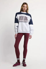 Miles Sweatshirt Sport Colorblock in Heather Grey - The Shoe Hive