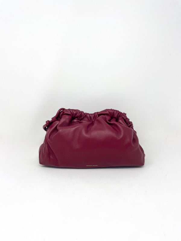 Mini Cloud Clutch in Oxblood - The Shoe Hive