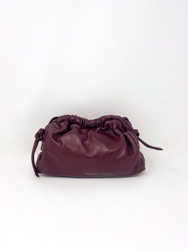 Mini Cloud Clutch in Pomegranate - The Shoe Hive