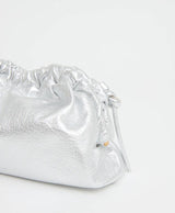 Mini Cloud Clutch in Silver - The Shoe Hive