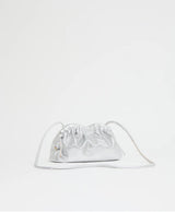 Mini Cloud Clutch in Silver - The Shoe Hive