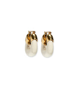 Mini Organic Hoops in Alabaster - The Shoe Hive