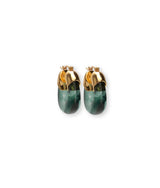 Mini Organic Hoops in Forest - LZF941-Forest - The Shoe Hive