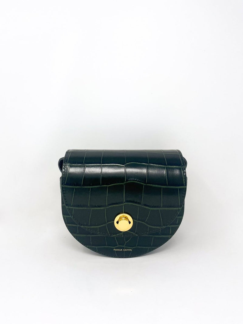 Mini Saddle Bag in Pine - The Shoe Hive