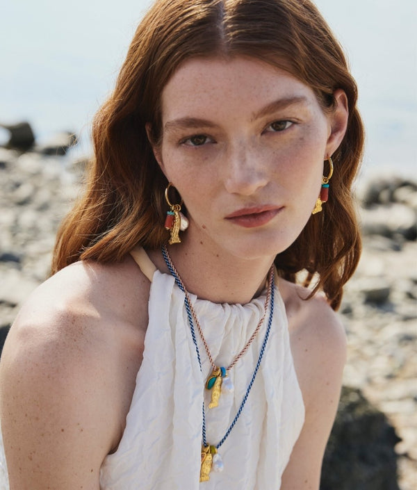 Minnow Necklace in Ultramarine - The Shoe Hive