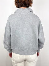 Mirelle Funnel Neck in Heather Grey - The Shoe Hive