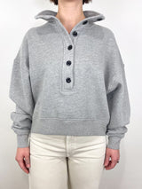 Mirelle Funnel Neck in Heather Grey - The Shoe Hive