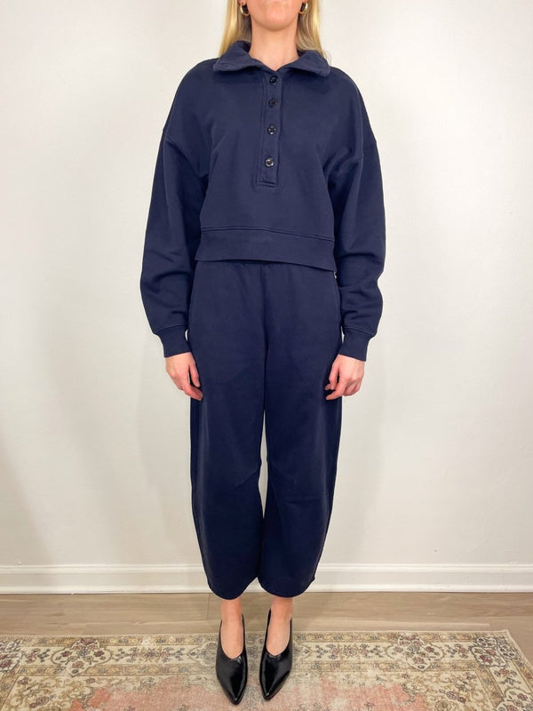 Mirelle Funnel Neck in Navy - The Shoe Hive