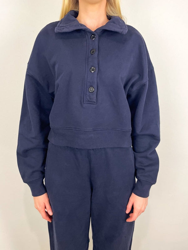 Mirelle Funnel Neck in Navy - The Shoe Hive