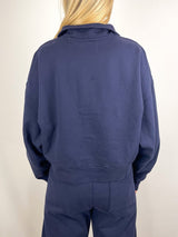 Mirelle Funnel Neck in Navy - The Shoe Hive