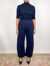 Miro Sweatpant in Navy - The Shoe Hive