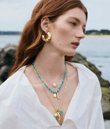 Miyako Necklace in Blue Multi - The Shoe Hive